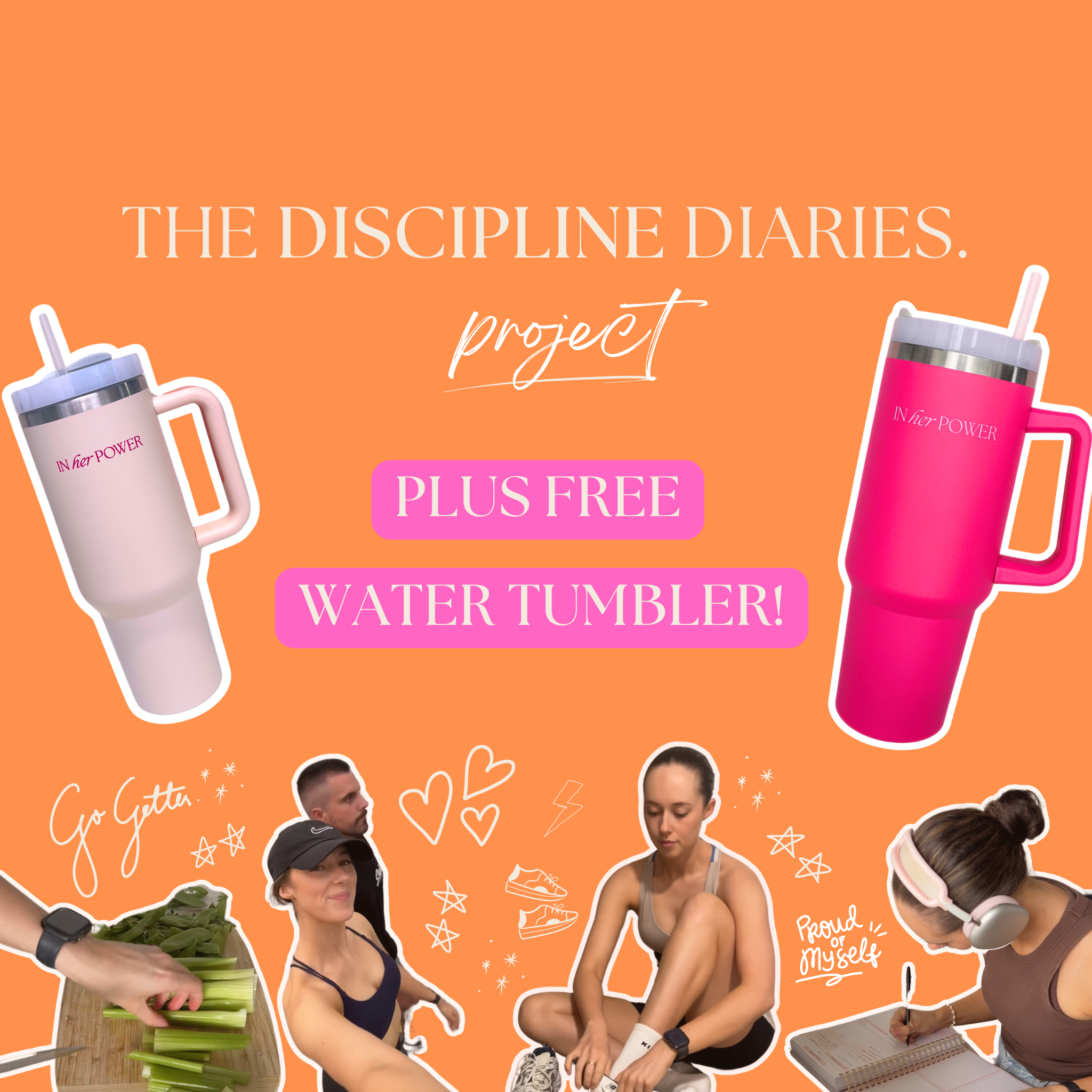 The Discipline Diaries Project + FREE drink tumbler