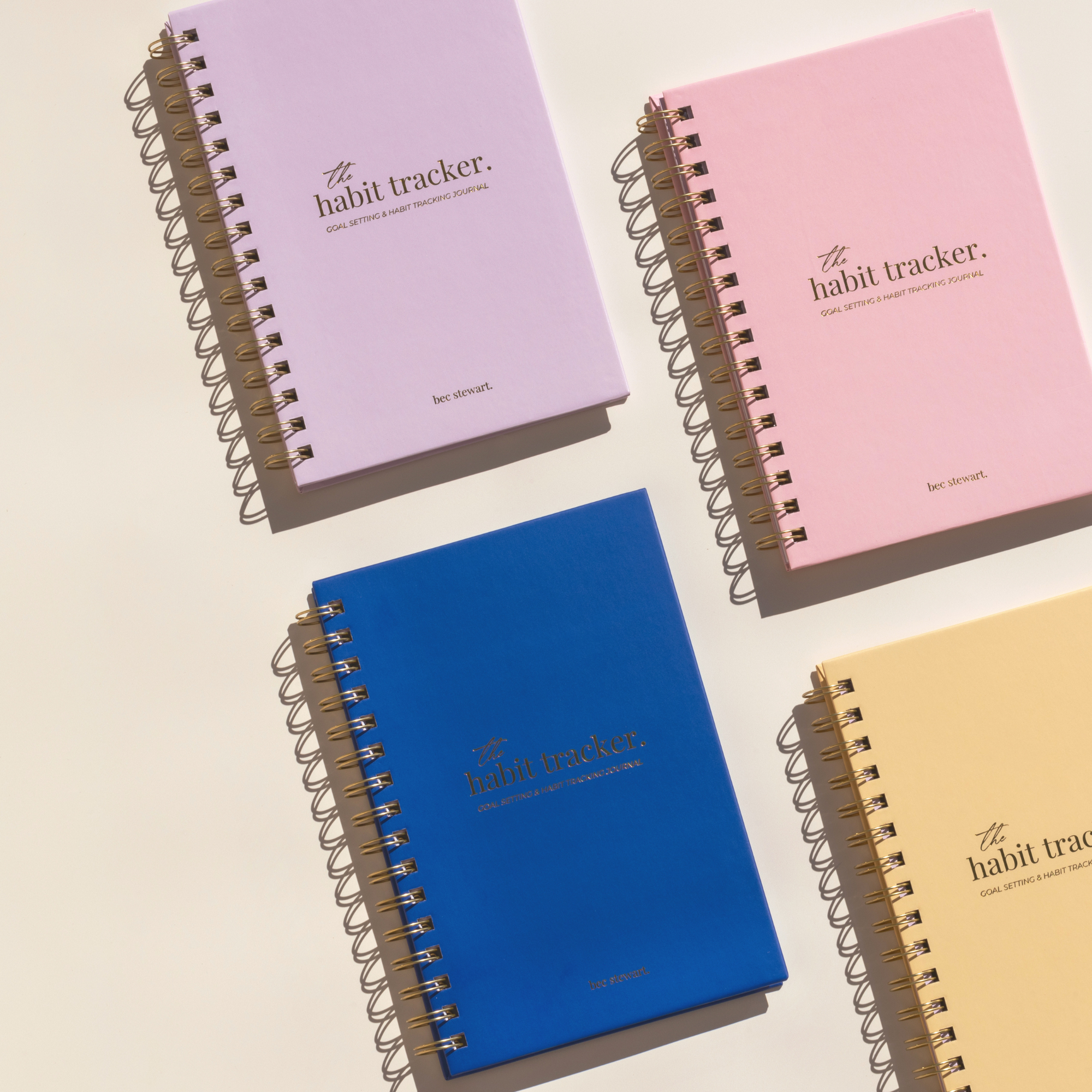 The Habit Tracker: Goal Setting + Habit Tracking Journal